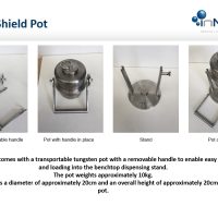 PET Tungsten Vial Pot with 360 Degree Rotating Frame - Image 2